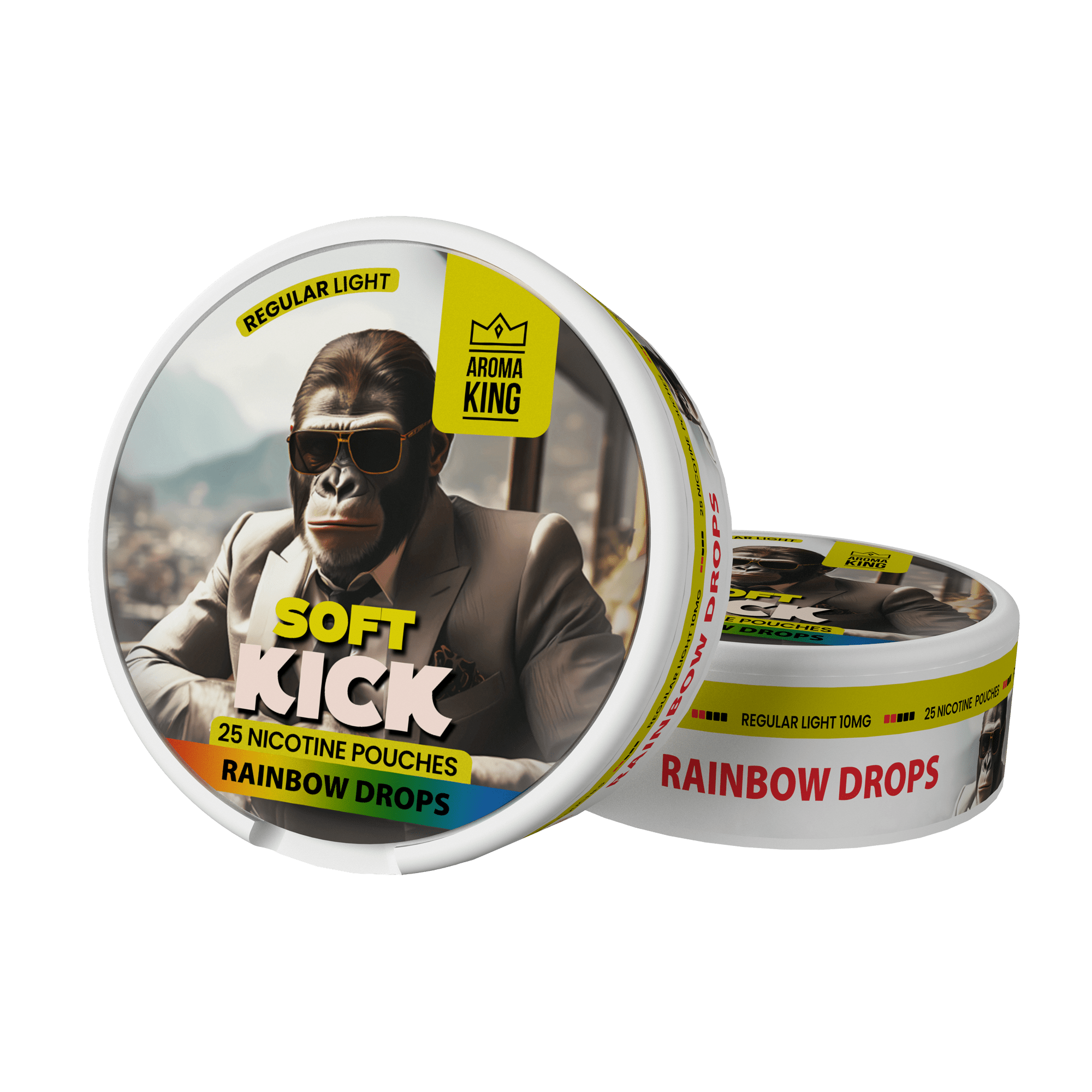 Rainbow Drops Nicotine Pouches By Aroma King