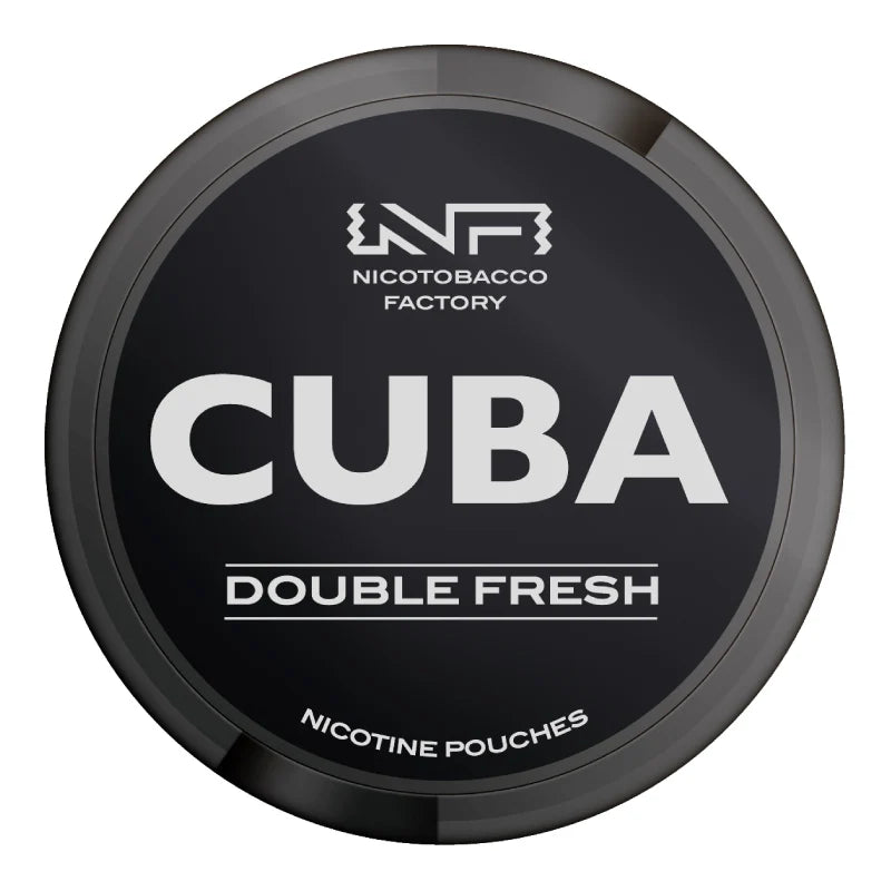 Double Fresh by Cuba Black Nicotine Pouches